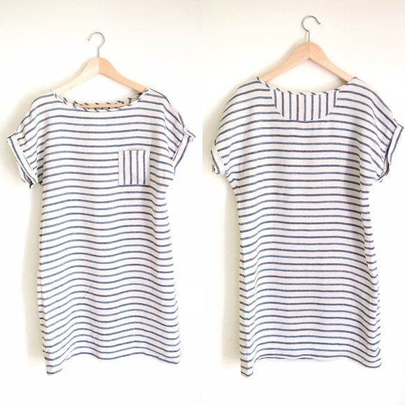 100% linen sack dress - Picture 4 of 16